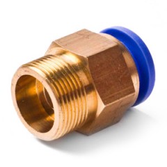 Фитинги прямые с наружной резьбой PC Фитинги прямые с наружной резьбой PC