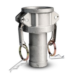 Камлоки алюминиевые серии C (приемная часть с хвостиком под рукав) Камлоки алюминиевые серии C (приемная часть с хвостиком под рукав)